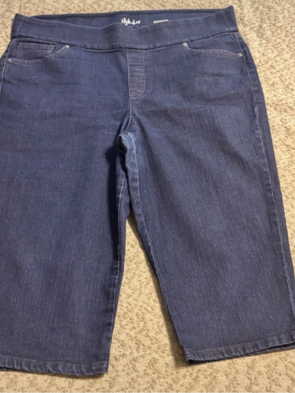 Style & Co.‎ Dark Blue Denim Bermuda Shorts